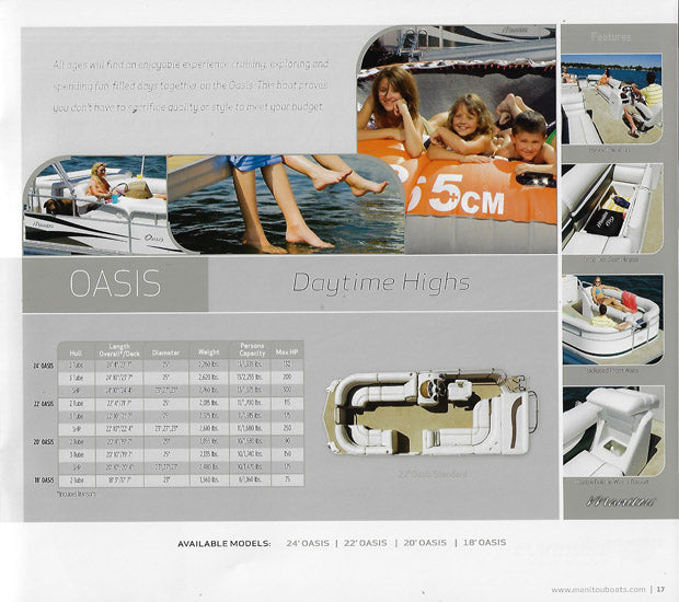 Manitou 2009 Pontoon Brochure