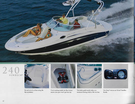 Sea Ray 2009 Sport Boats Brochure
