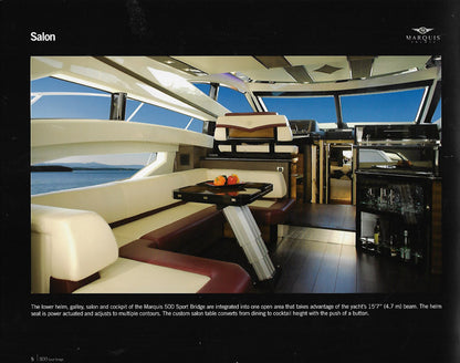 Marquis 500 Sport Bridge Brochure
