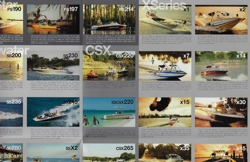 Mastercraft 2009 Poster Brochure