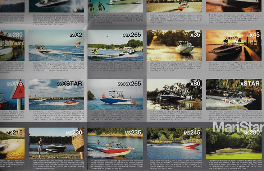 Mastercraft 2009 Poster Brochure