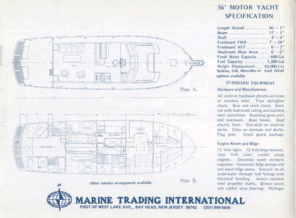 Marine Trader 56 Motor Yacht Brochure