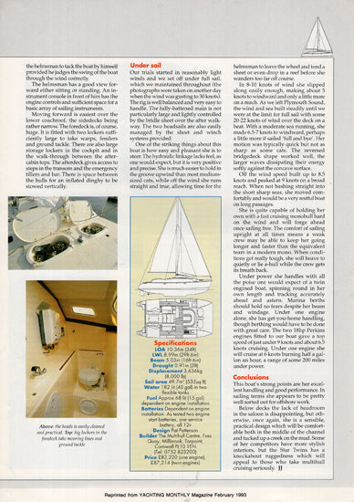Star Twins 34 Yachting Monthly Magazine Reprint