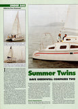 Summer Twins 28 Practical Sailor Magazine Reprint