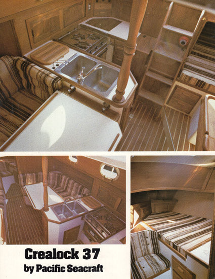 Pacifc Seacraft Crealock 37 Interior Brochure