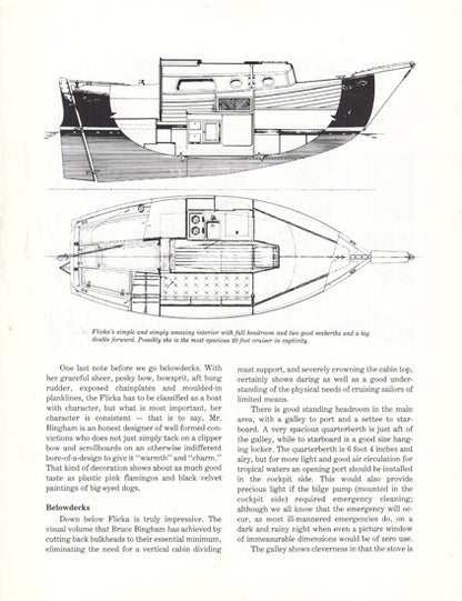 Pacific Seacraft Flicka 20 Best Boats to Build or Buy Book Reprint Brochure