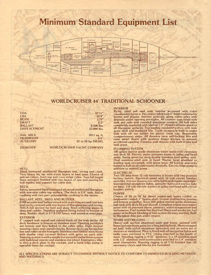 Worldcruiser 44 Brochure