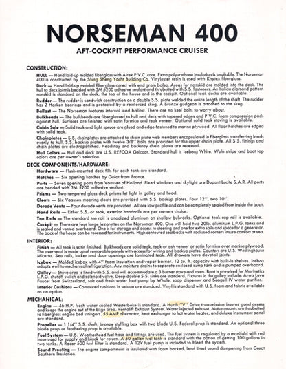 Norseman 400 Specification Brochure