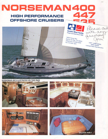 Norseman Yachts Brochure