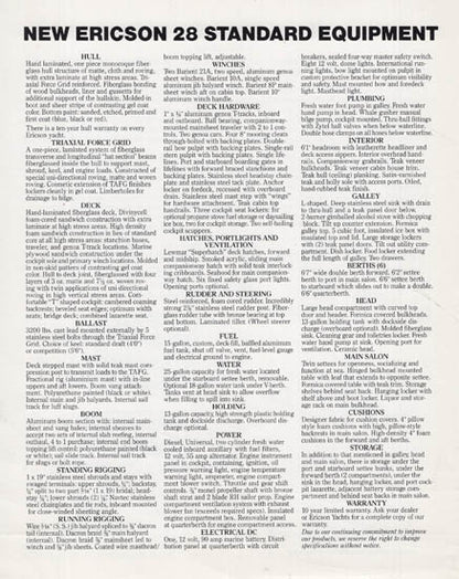 Ericson 28 Brochure