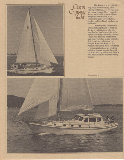 Shannon 38 Brochure