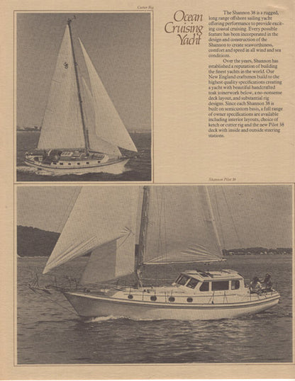Shannon 38 Brochure