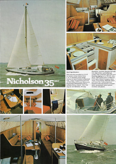 Nicholson 35 Mark V Brochure