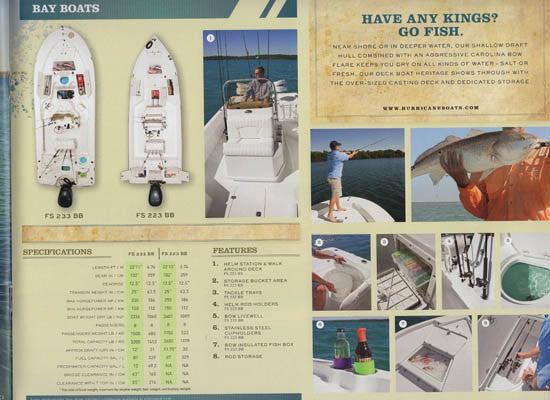 Hurricane 2009 Fishing Brochure