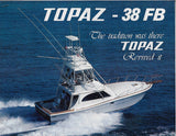 Topaz 38 Flybridge Brochure