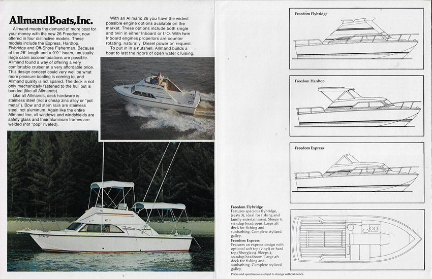 Allmand 26 Freedom Brochure