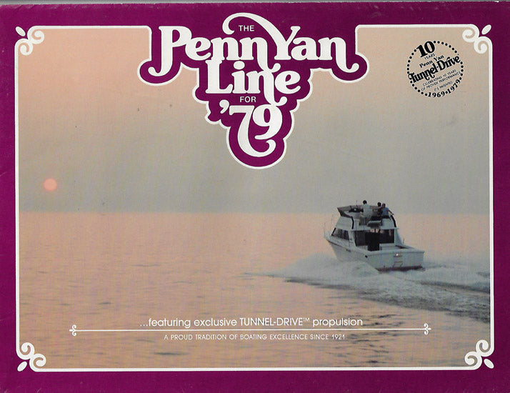 Penn Yan 1979 Poster Brochure