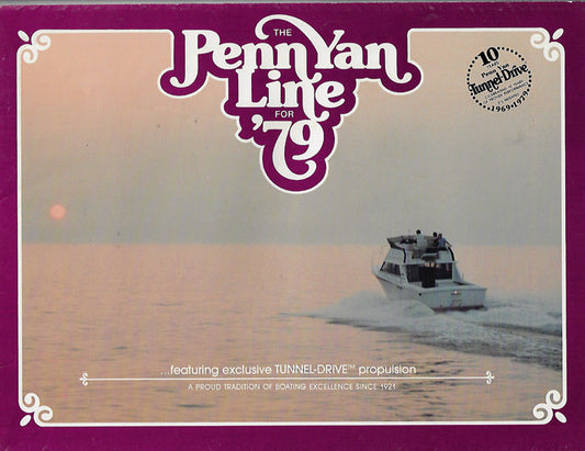 Penn Yan 1979 Poster Brochure