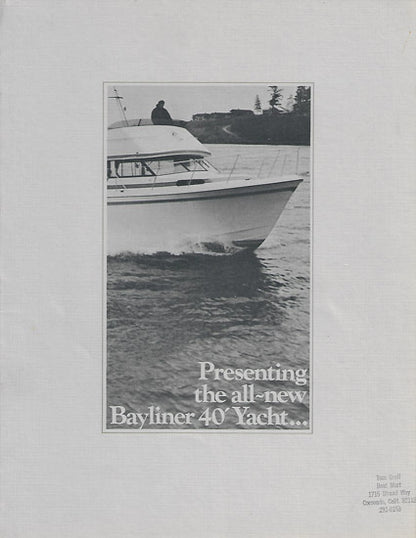 Bayliner 40 Yacht Brochure