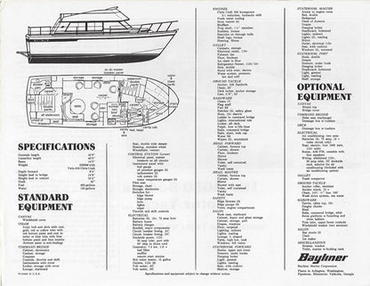 Bayliner 40 Yacht Brochure