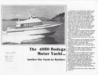 Bayliner 40 Yacht Brochure