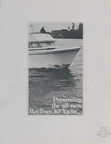 Bayliner 40 Yacht Brochure