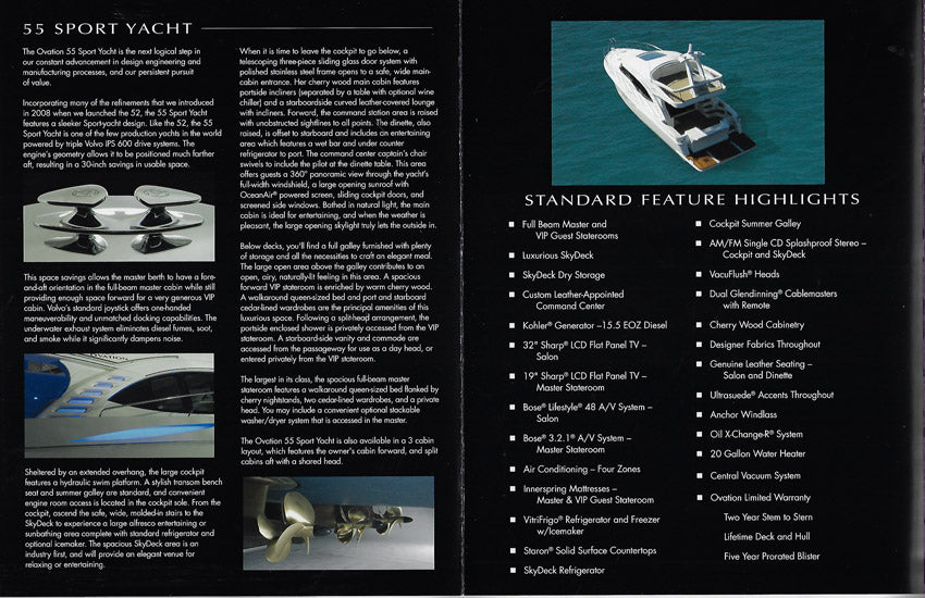 Silverton Ovation Sport Yacht 55 Brochure