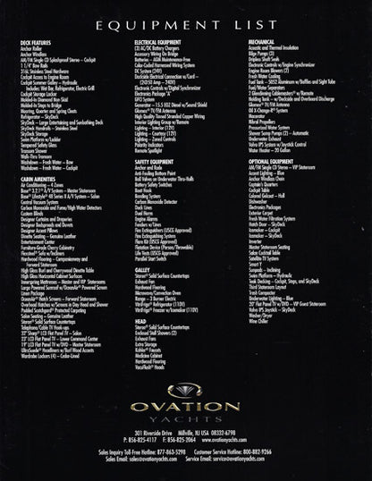 Silverton Ovation Sport Yacht 55 Brochure