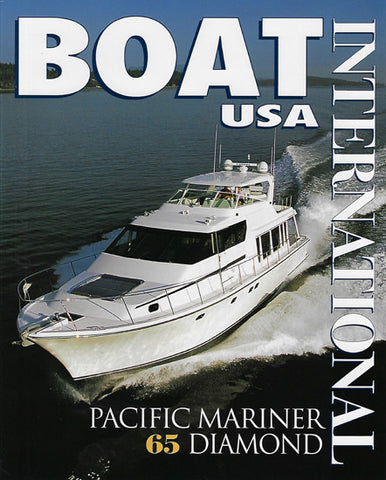 Pacific Mariner 65 Diamond Boat USA International Magazine Reprint Brochure