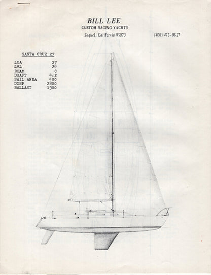 Santa Cruz 27 Specification Packet