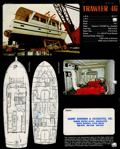 Cheoy Lee 46 Trawler Brochure