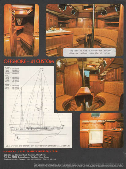 Cheoy Lee 41 Offshore Custom Brochure