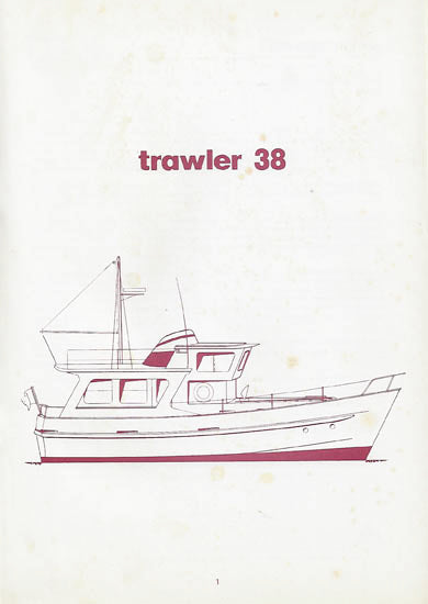 Fairways Trawlers 38 Brochure Package