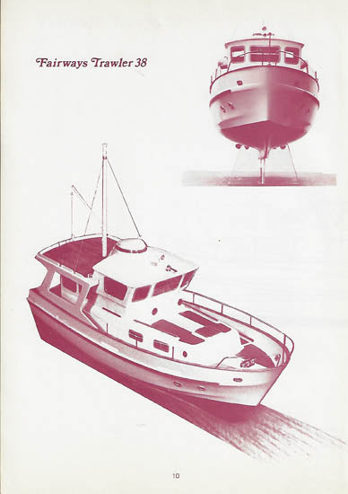 Fairways Trawlers 38 Brochure Package