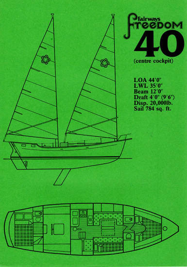 Freedom 40 Specification Brochure - Center Cockpit
