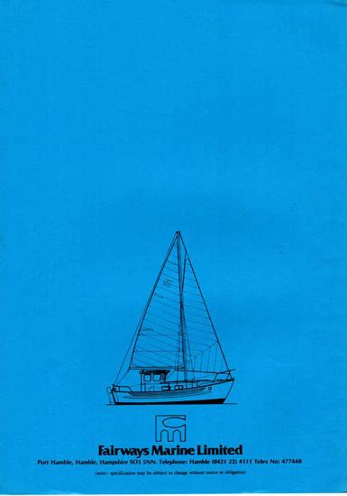 Fairways Fisher 25 Specification Brochure