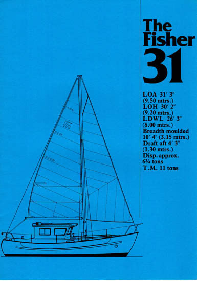 Fairways Fisher 31 Specification Brochure