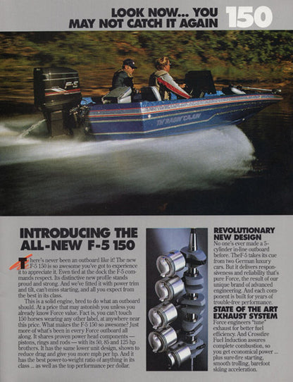 US Marine 1989 Force Outboard Brochure