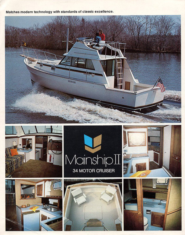 Mainship 34 Motor Cruiser / Trawler Brochure