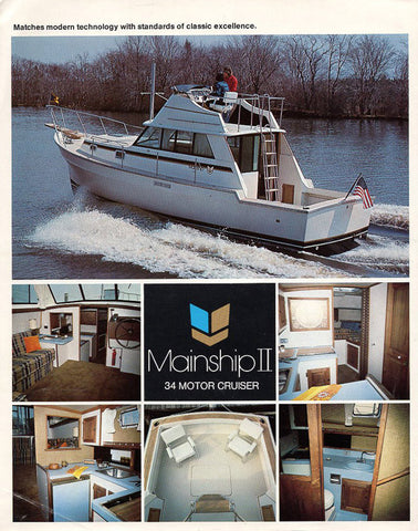 Mainship 34 Motor Cruiser / Trawler Brochure