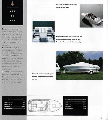 Sea Ray 1992 Sport Boats Brochure