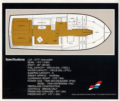 Silverton 37 Convertible Brochure