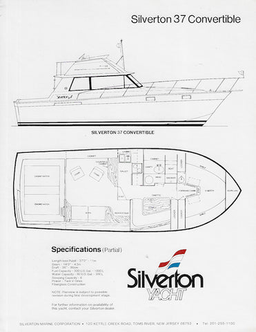 Silverton 37 Convertible Brochure