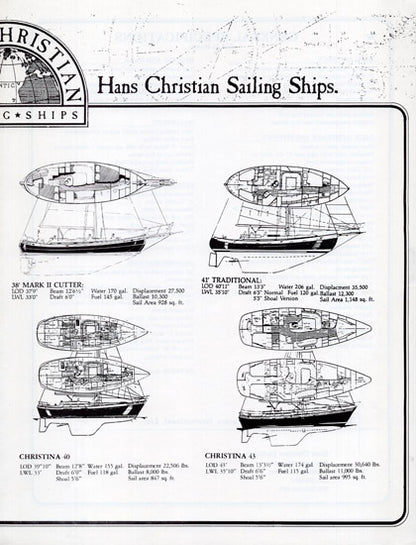 Hans Christian 1982 Brochure