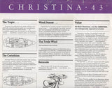 Hans Christian Christina 43 Brochure
