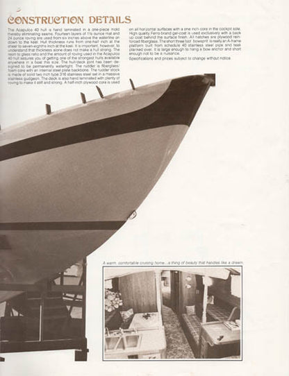 Acapulco 40 Brochure