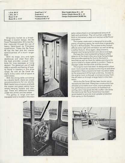 DeFever Passagemaker 40 Brochure