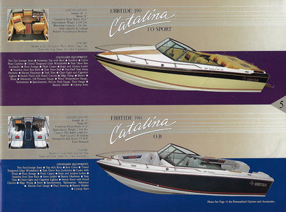 Ebbtide / Dyna-Trak 1985 Brochure