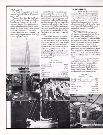Tatoosh Marine Brochure