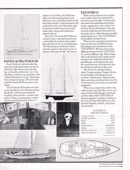 Tatoosh Marine Brochure